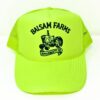 Neon Yellow Trucker Hat - Dark Green AMG Logo - Image 2