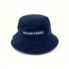 Navy Bucket Hat-White Logo - Image 2