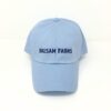 Light Blue Baseball Cap-Navy Logo - Image 2