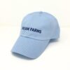 Light Blue Baseball Cap-Navy Logo - Image 3