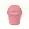 Pink Baseball Cap-White Logo - Image 2