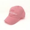 Pink Baseball Cap-White Logo - Image 3