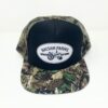 Black/Brown/Green Leaf Trucker Hat - White MTK Logo - Image 2