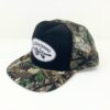 Black/Brown/Green Leaf Trucker Hat - White MTK Logo - Image 3