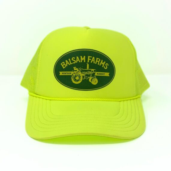 Neon Yellow Trucker Hat - Green MTK Logo