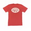 Coral Pink Organic Cotton T-Shirt - White MTK Logo - Image 2