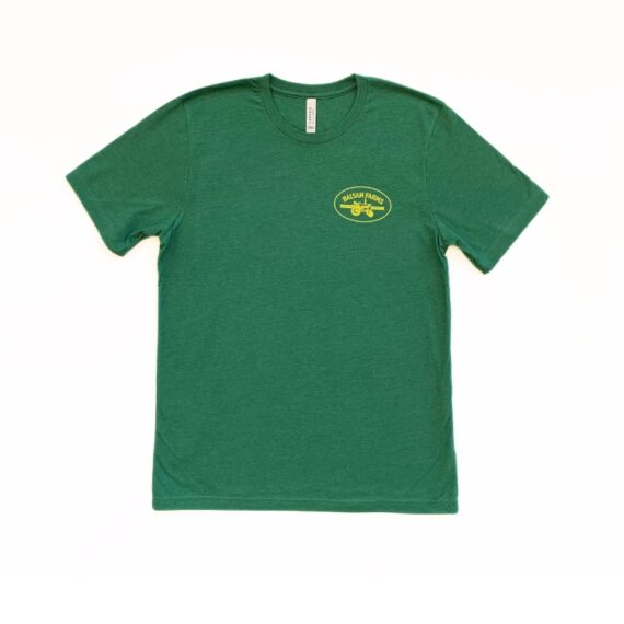 Kelly Green Heather Blend T-Shirt - Yellow MTK Logo