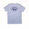 Prism Blue Heather Blend T-Shirt - Blue MTK Logo - Image 2