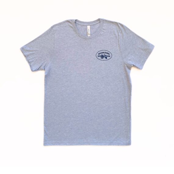 Prism Blue Heather Blend T-Shirt - Blue MTK Logo