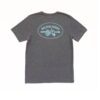 Gray Heather Blend T-Shirt - Light Blue MTK Logo - Image 2