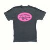 Slate Gray Organic Cotton T-Shirt - Pink MTK Logo - Image 2