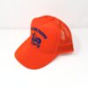 Neon Orange Trucker Hat - Blue AMG Logo - Image 3