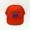 Orange Trucker Hat - Blue AMG Logo - Image 3