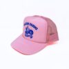 Baby Pink Trucker Hat - Blue AMG Logo - Image 3