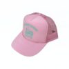 Baby Pink Trucker Hat - Mint AMG Logo - Image 4