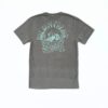 Gray Heather Blend T-Shirt - Light Blue AMG Logo - Image 2